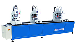 WMC-312 uPVC windows and doors three-head welding machine